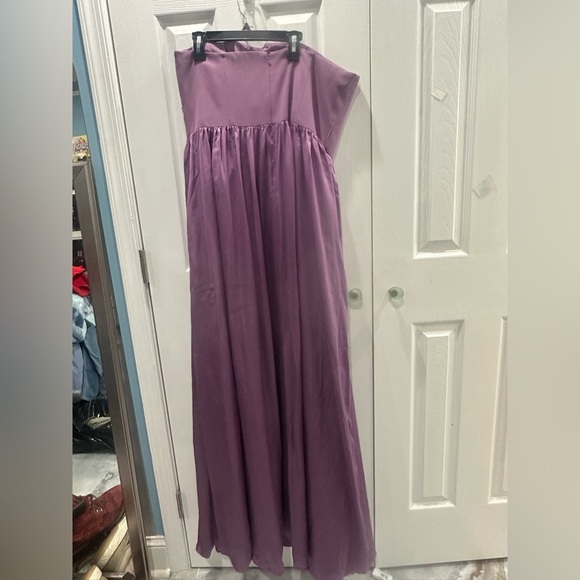 White by Vera Wang Purple Maxi Dress - Picture 5 of 5